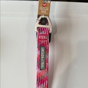 Arcadia Trail Pink and White Dog Collar